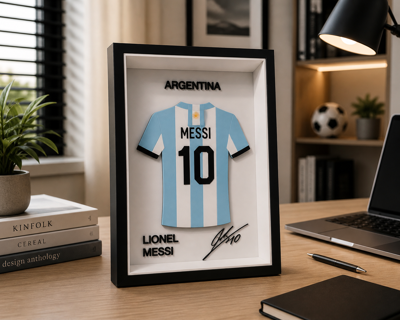 Argentina Legend Frame – Premium Football Desk